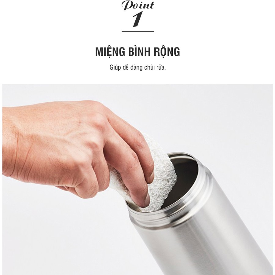 Bình đựng nước inox Lock&Lock 1.4L LHC7002SLV