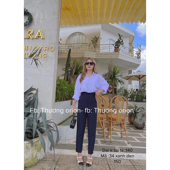 Quần 34 màu xanh đen độ dài 94-102