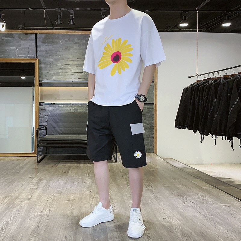 [ Bộ hè- Siêu Mát ] Bộ Thể Thao, Bộ Mặc Nhà Nam Hoa Cúc mới siêu hot 2021 | BigBuy360 - bigbuy360.vn