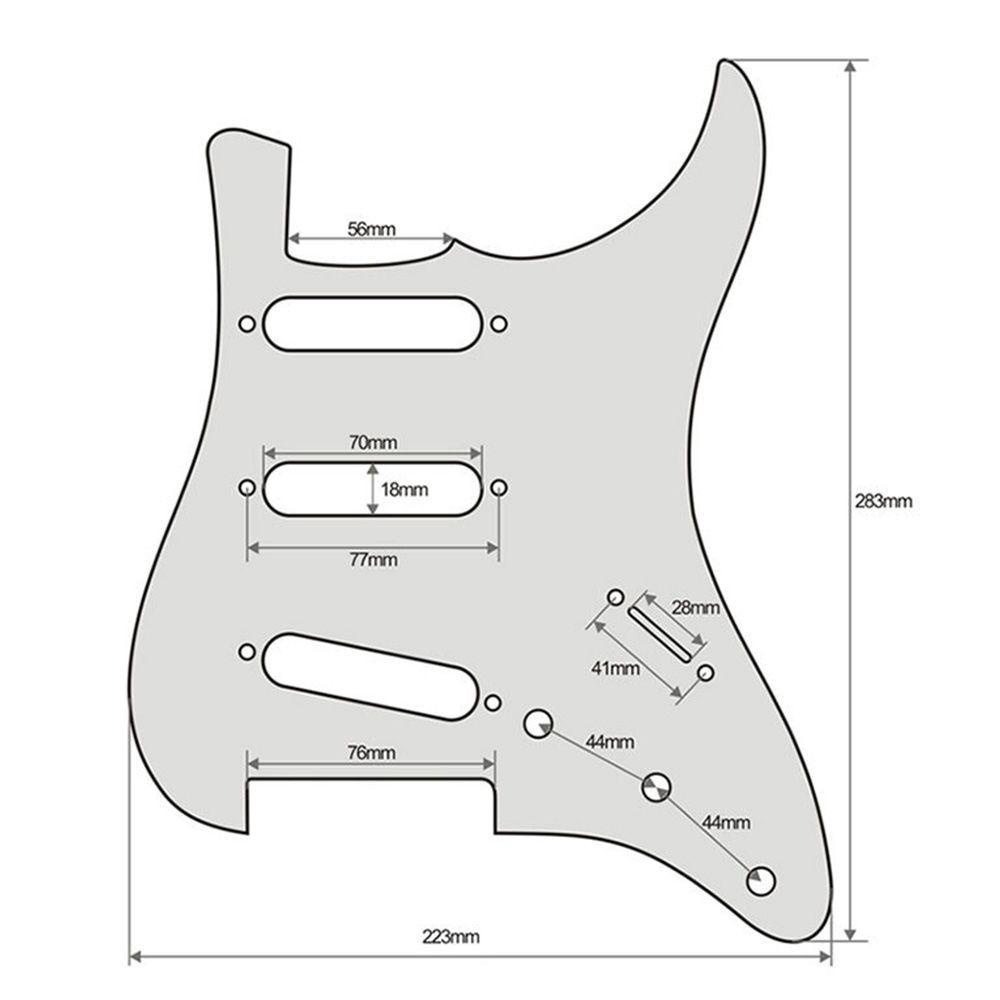 Tấm Chắn Bảo Vệ Đàn Guitar Điện Không Cần Khoan Lỗ Tiện Dụng