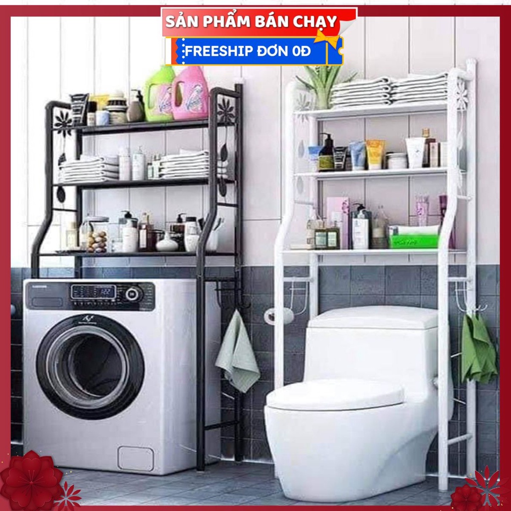 Kệ Nhà Vệ Sinh Toilet ,Bồn Cầu, kệ Máy Giặt Đa Năng Sơn Tĩnh Điện 3 Tầng Hàng Cao Cấp Nhập Khẩu Chính Hãng - QUANGSTORE1