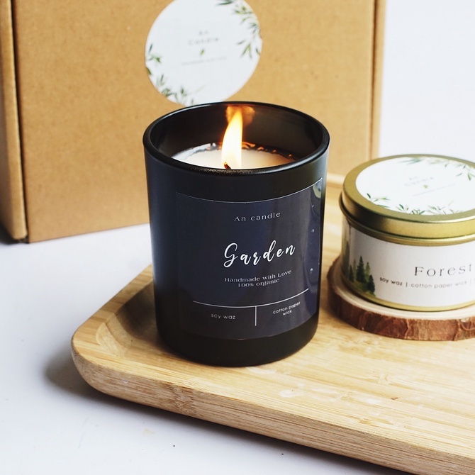 Nến thơm phòng tinh dầu tự nhiên An Candle, nến trang trí xuất khẩu size lớn