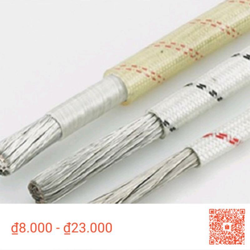 1 mét dây chịu nhiệt amiang loại 8mm chịu nhiệt độ cao tới 300 độ C