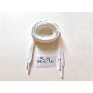 Dây giày trắng 1m2 cho vans cổ thấp