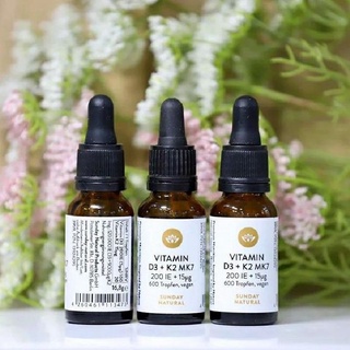 Vitamin D3 K2 Mk7 Sunday natural 20ml -Đức