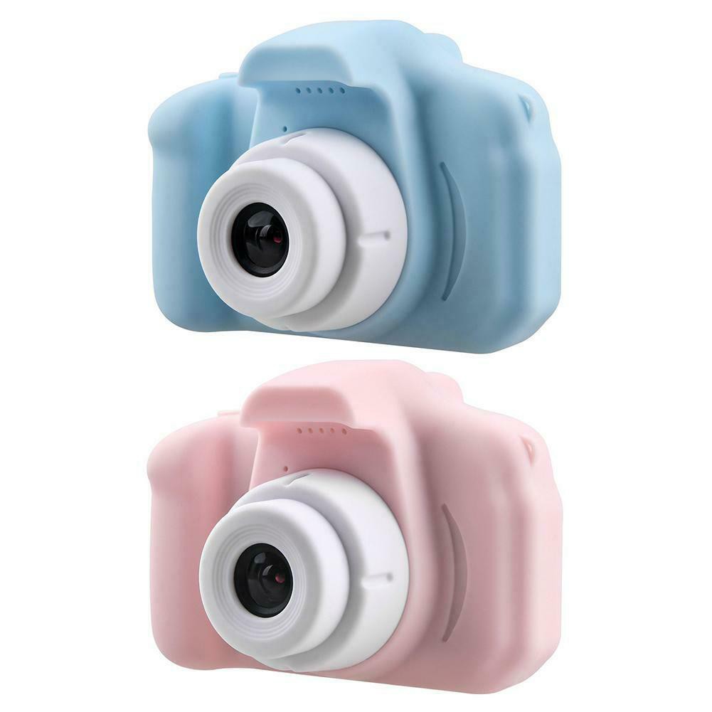 X2 Children Mini Video Camera 2 Inch Digital Photo Camera Screen Chargable Digital Mini Camerafor Kid Gift (Pink)