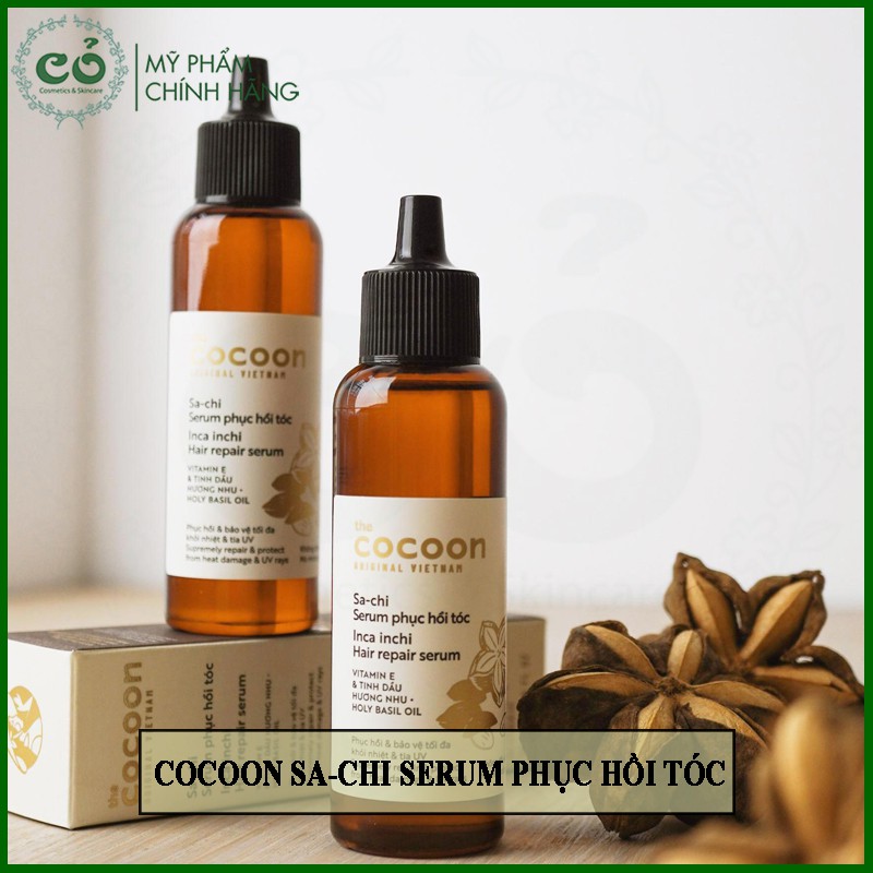 Tinh Chất Dưỡng Tóc COCOON Sa Chi Hair Repair Serum Phục Hồi, Bảo Vệ Tóc 70ml