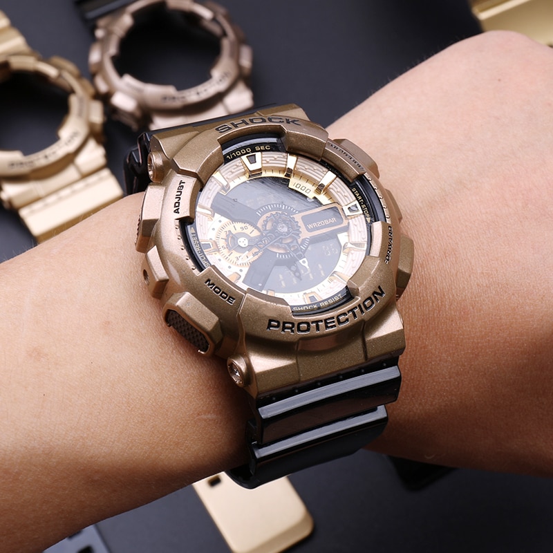 Dây Đeo Và Ốp Bảo Vệ Cho Đồng Hồ Casio G-Shock Ga-110 Gd-120 Gax-100