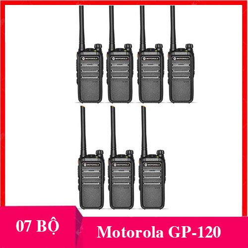 Bộ 7 Bộ đàm Motorola GP120 - Cự li 1-3Km