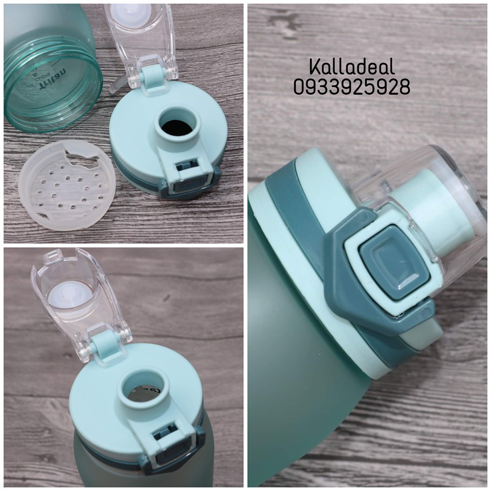 Bình Nước❤️FREESHIP❤️Thể Thao Nhựa Tritan 900ml Tập Gym Hope To Best | BigBuy360 - bigbuy360.vn