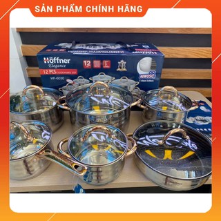 Bộ nồi inox hoffner thương hiệu đức