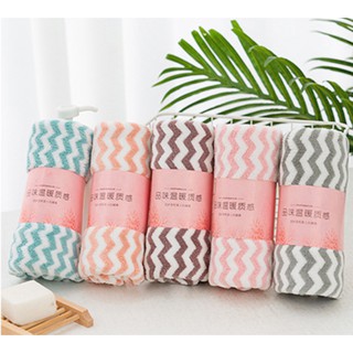 Khăn Lông Cừu KLC Kẻ Sọc Hàn Quốc Kích Thước 30x50cm