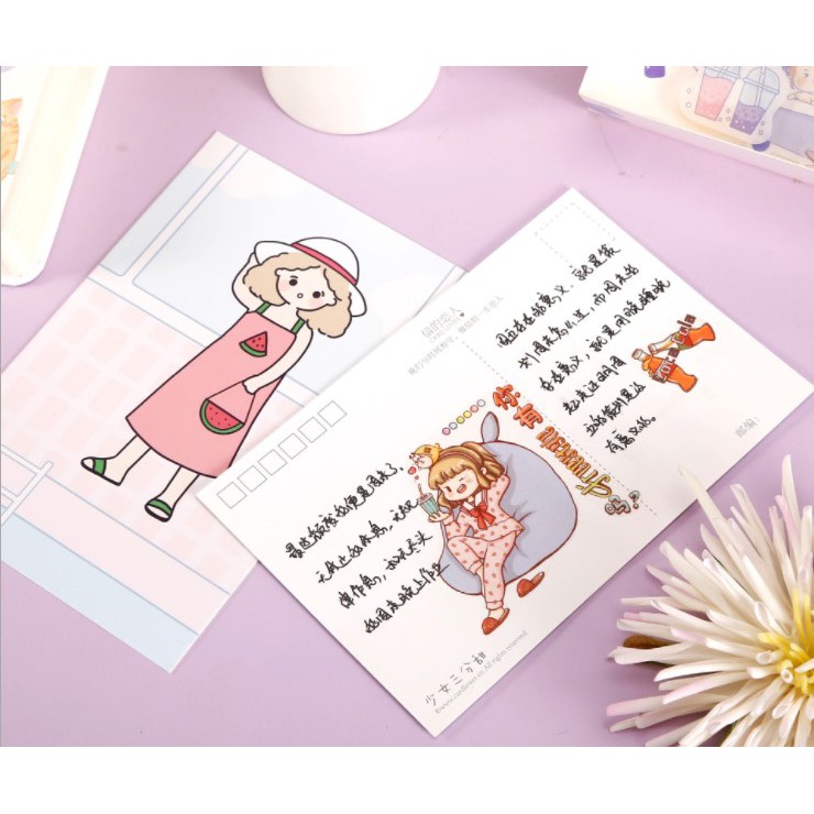 [ẢNH THẬT] Set sticker cuộc sống hằng ngày của 1 cô gái