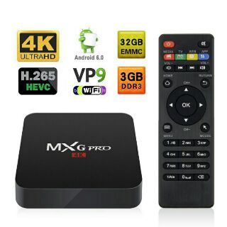 Android TV Box MXG Pro Ram 3G Rom 32G