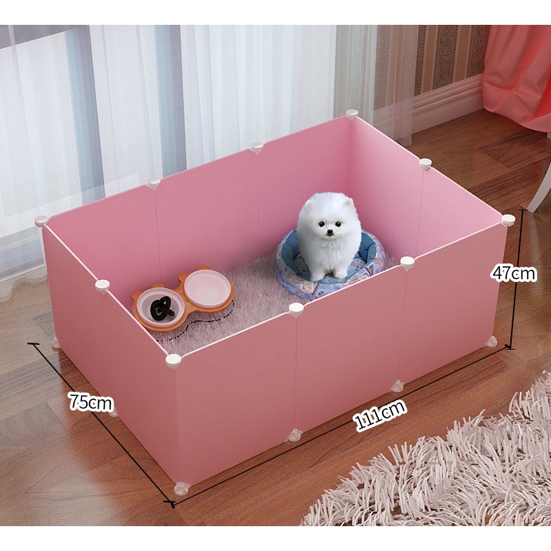 Combo chuồng quây nhựa cho chó mèo, Nhiều màu sắc lựa chọn
