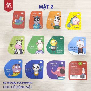 Bộ thẻ giáo dục Pinwheel cho bé