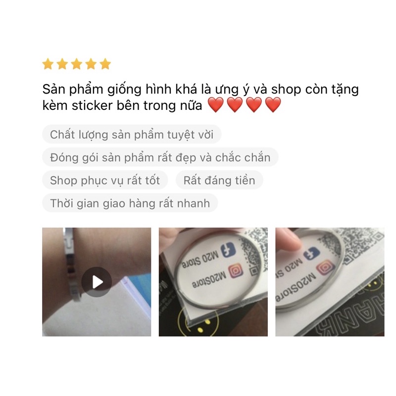 Vòng Tay Nam Nữ Dạng Kiềng Inox Không Gỉ,Cuff Nam Nữ Oversize Phù Hợp Mang Đôi Couple