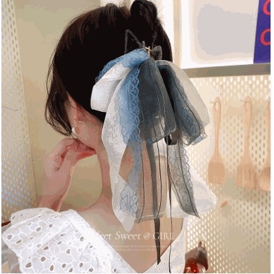 Kẹp Tóc Cá Mập Lớn Bằng Kim Loại Thời Trang Mùa Hè Cho Nữ