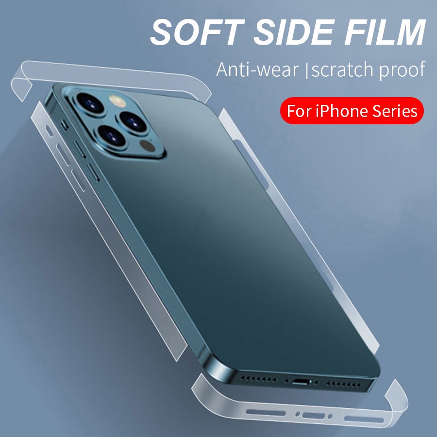 Miếng PPF dán viền bảo vệ cho iPhone 12 13 14 Pro Max 12 13 Mini 14 Plus