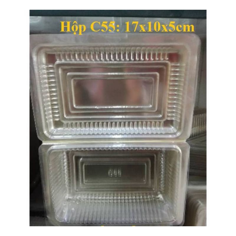 hộp nhựa h55 ( 50 cái )