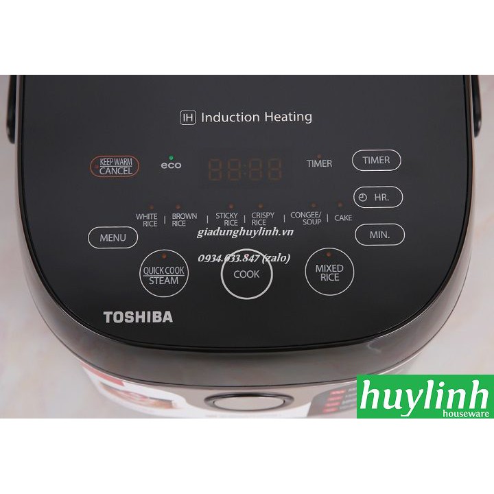 Nồi cơm điện tử cao tần Toshiba RC-10IX1PV - 1 lít