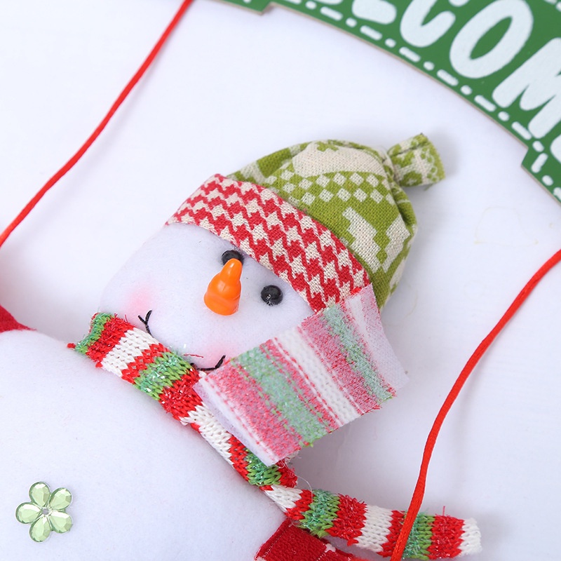 Phụ kiện treo cửa trang trí giáng sinh hình ông già noel / người tuyết / cây thông