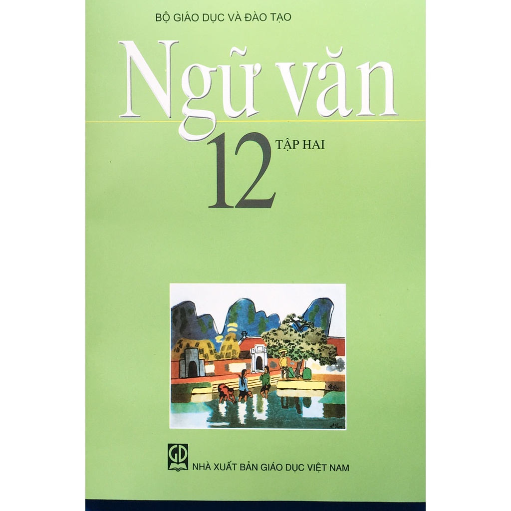 Sách Ngữ văn 12 tập 1+2 và 10 bút Thiên Long TL027/Xanh