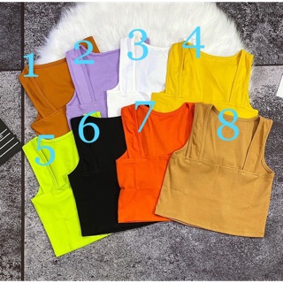 Áo Crop Hai Dây Bản To Chất Đẹp