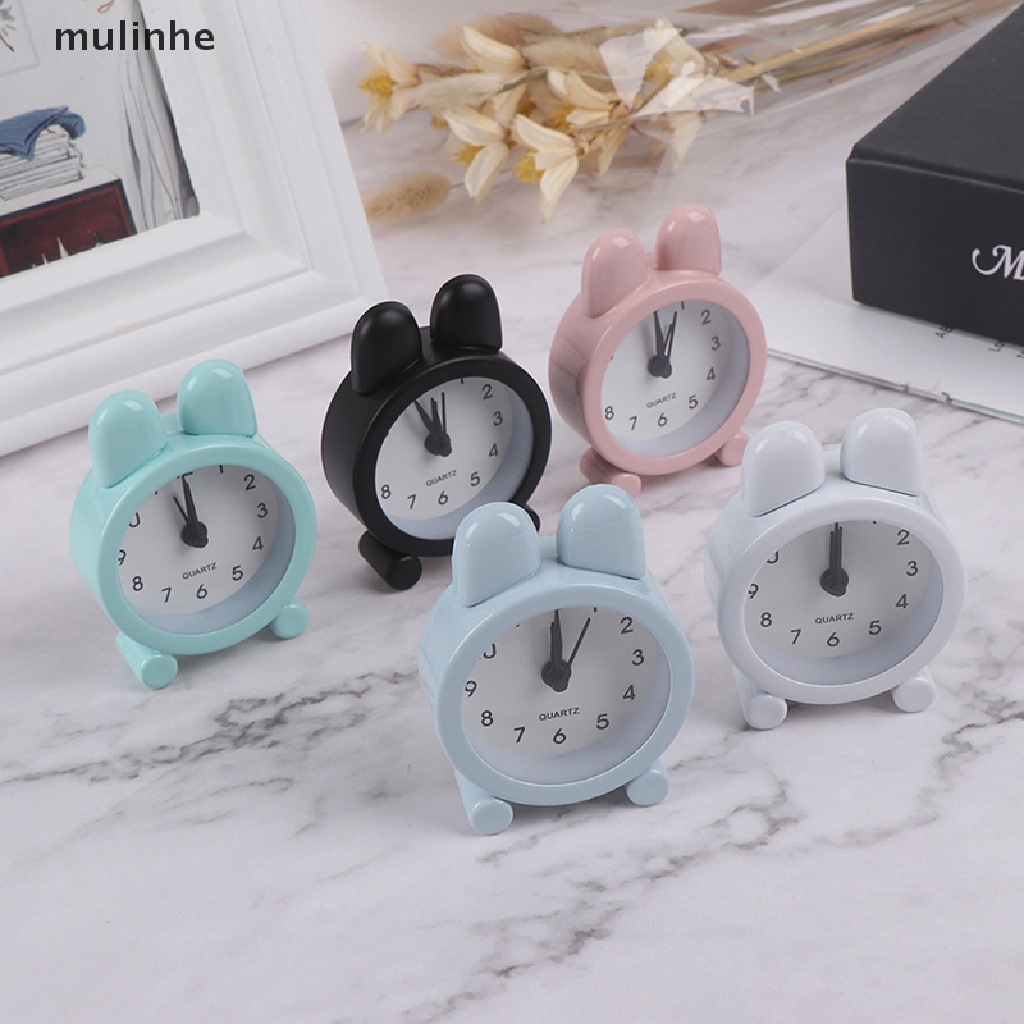 Đồng Hồ Báo Thức Điện Tử Mini Bằng Kim Loại Thiết Kế Dễ Thương Cho Bé