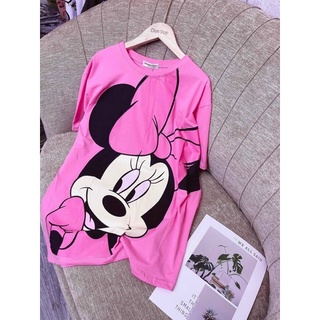 Áo thun Mickey freesize siêu phẩm 2 màu trắng hồng( hàng có sẵn)