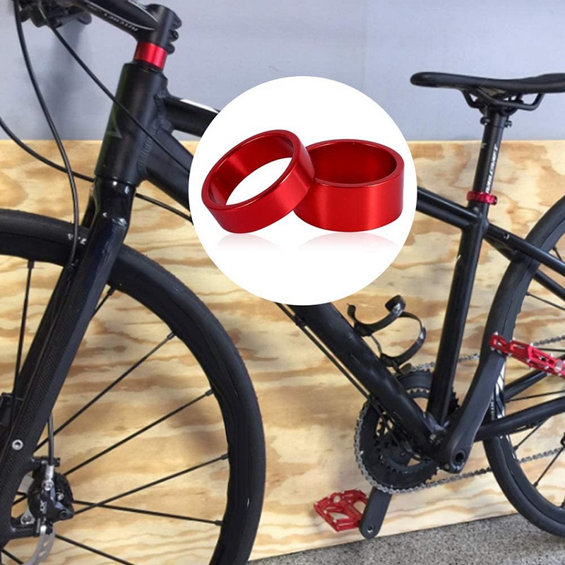 Set 4 Vòng Đệm Hợp Kim Nhôm 28.6mm 5 / 10 / 15 / 20mm Cho Phuộc Trước Xe Đạp
