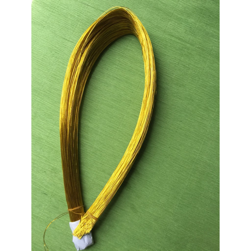 Bó 100 que Kẽm xi 24 làm hoa giả,Kẽm làm hoa mai, hoa lan…