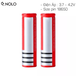 Como 2 Viên Pin Sạc Li-on 3,7V Cho Quạt Mini Cầm Tay