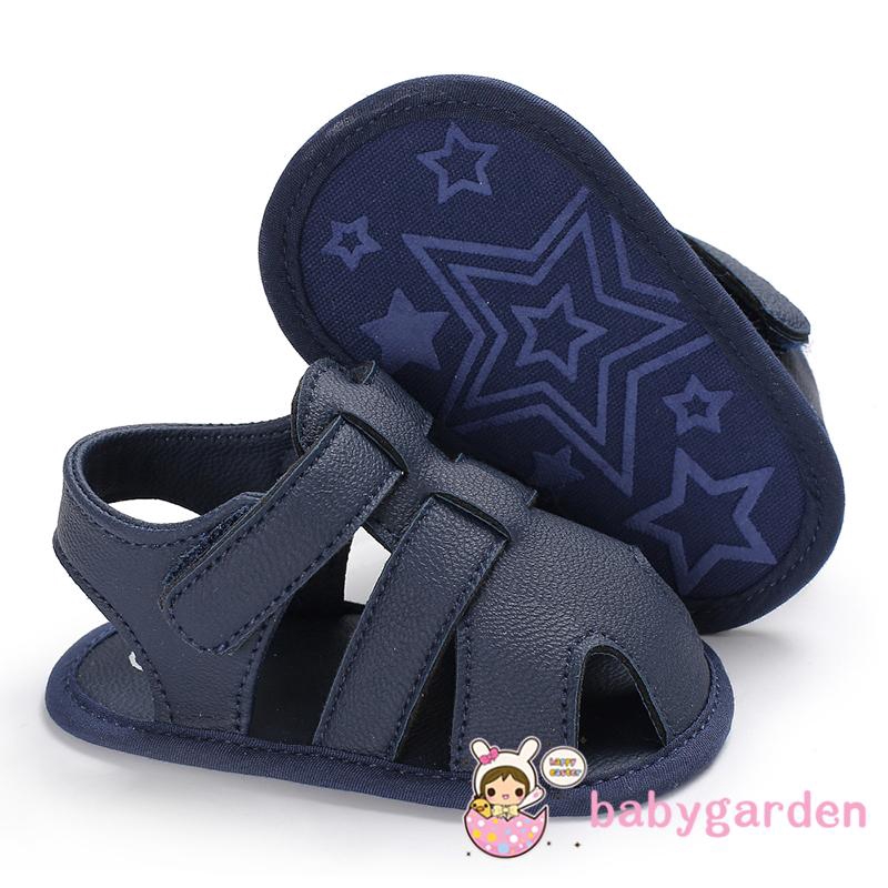 Giày sandal da đế mềm thời trang cho bé tập đi