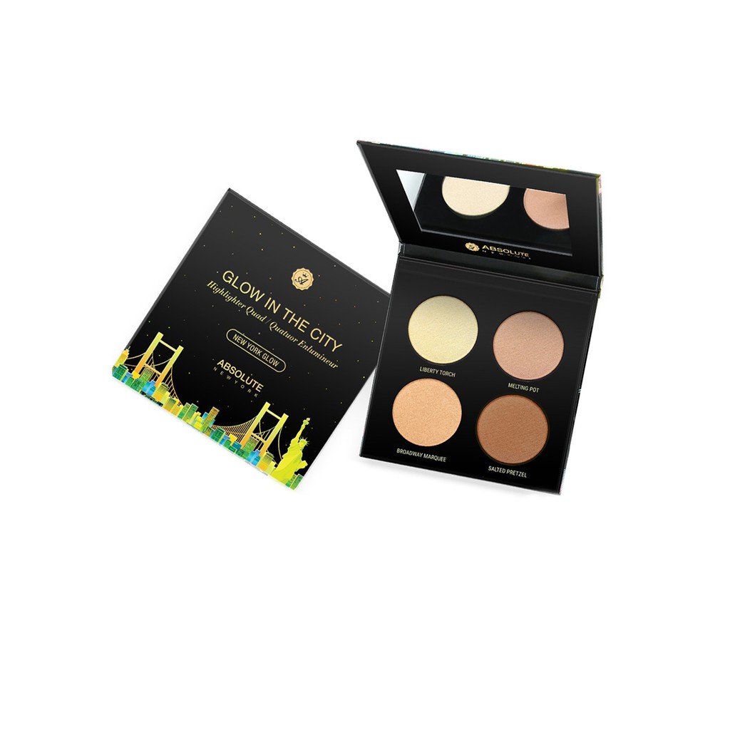 Phấn tạo khối &amp; Bắt sáng Absolute NewYork Glow In The City MFGH