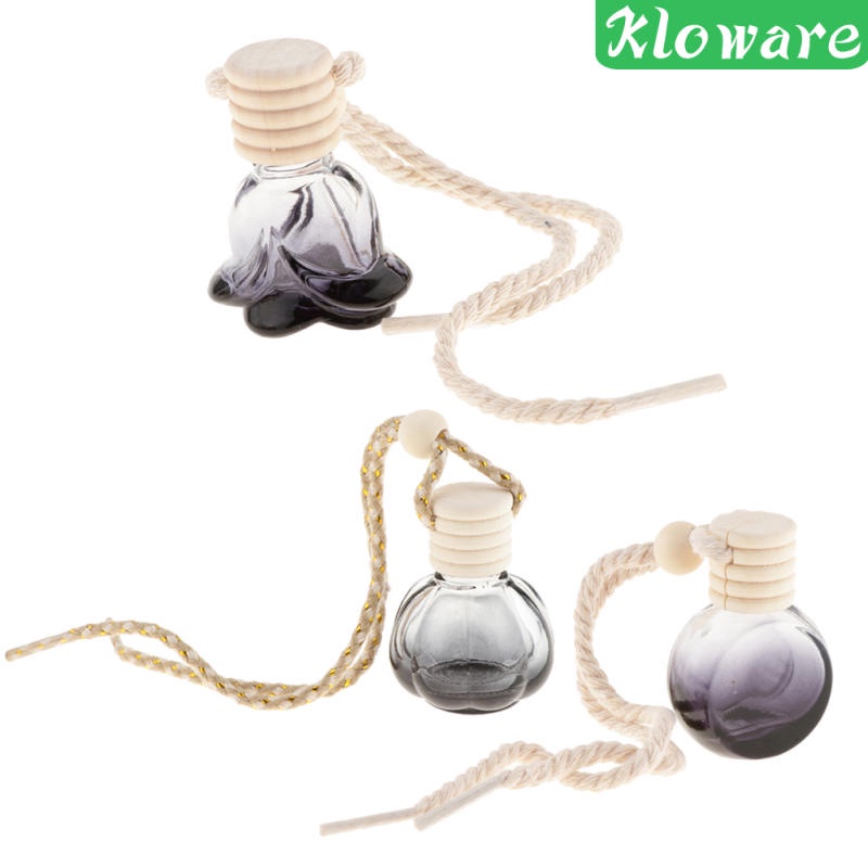 Chai Tinh Dầu Thơm Hình Tròn 10ml Dùng Trang Trí Xe Hơi