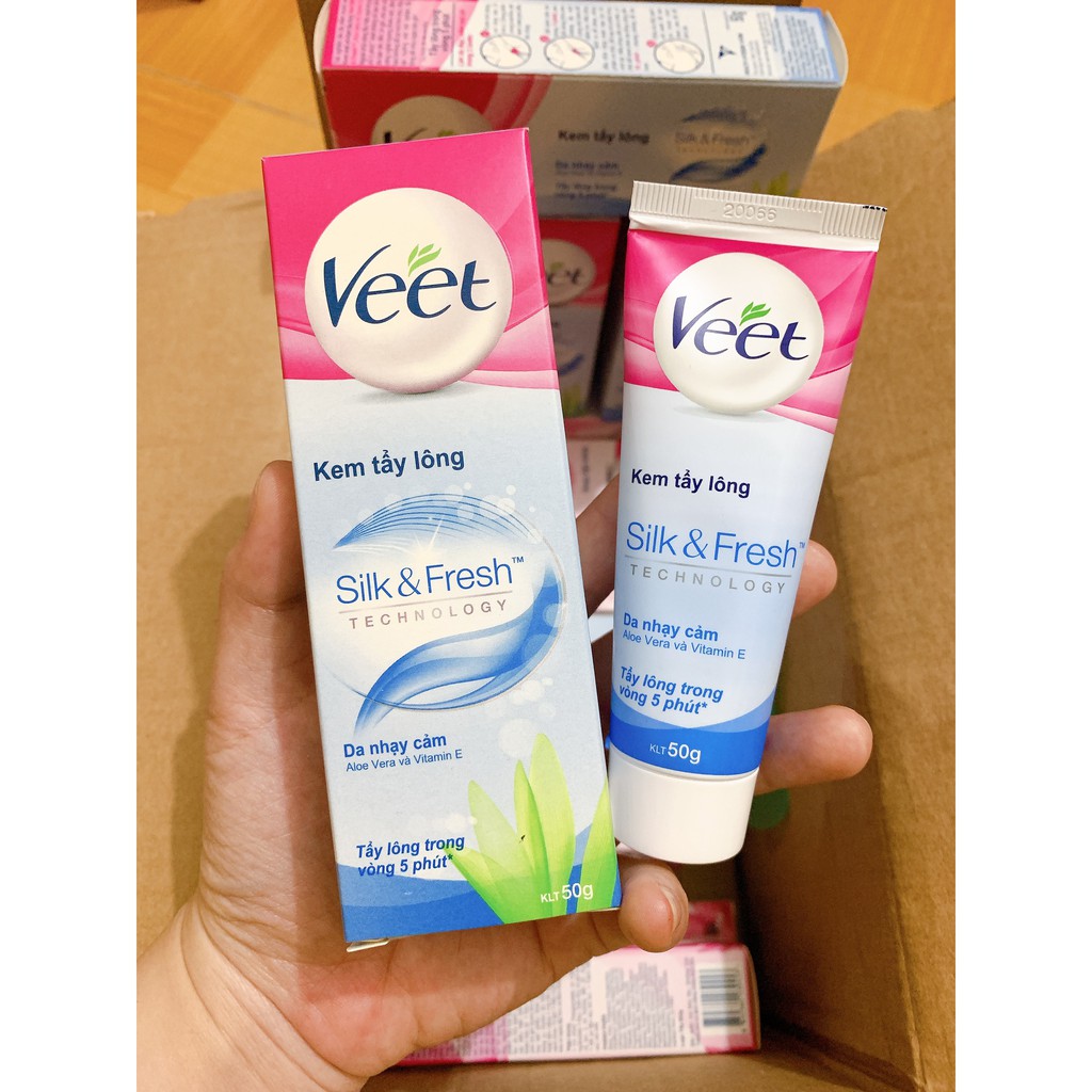 KEM TẨY LÔNG VEET DÀNH CHO DA NHẠY CẢM 25G &amp; 50G( hàng chính hãng phân phối bời cty DKSH Việt Nam)