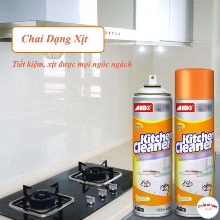 DUNG DỊCH XỊT TẨY RỬA KITCHEN CLEANER VỆ SINH BẾP - LOẠI BỎ ĐƯỢC NHỮNG VẾT BẨN CỨNG ĐẦU LÂU NĂM NHẤT CHỈ TRONG CHỚP MẮT