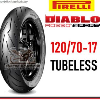 Vỏ Pirelli rosso 120/70-17