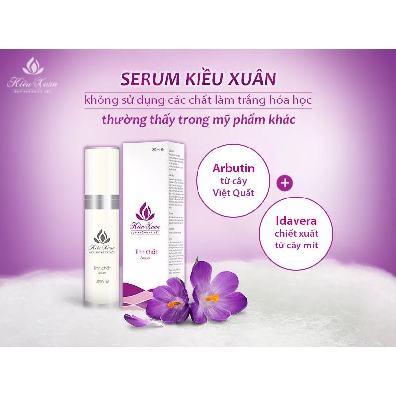 Kiều Xuân (Serum) tinh chất làm Trắng da, Mờ nám, Giảm nhăn