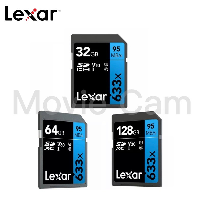 Thẻ Nhớ Chuyên Nghiệp Lexar 32gb / 64gb / 128gb Uhs-I V30 Sdhc Sdxc 633x 95mb / S