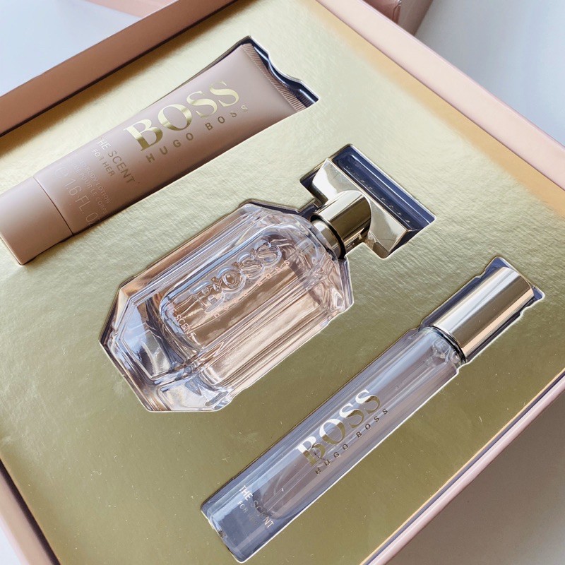 Set Nước hoa Nữ Hugo Boss The Scent For Her 3 món