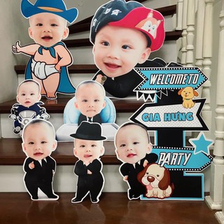 chibi sinh nhật cho bé trai - Nhiều mẫu