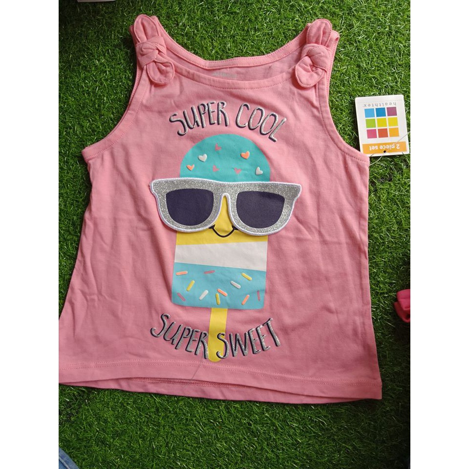 Áo kem Tank Top của  Healthtex cho bé gái