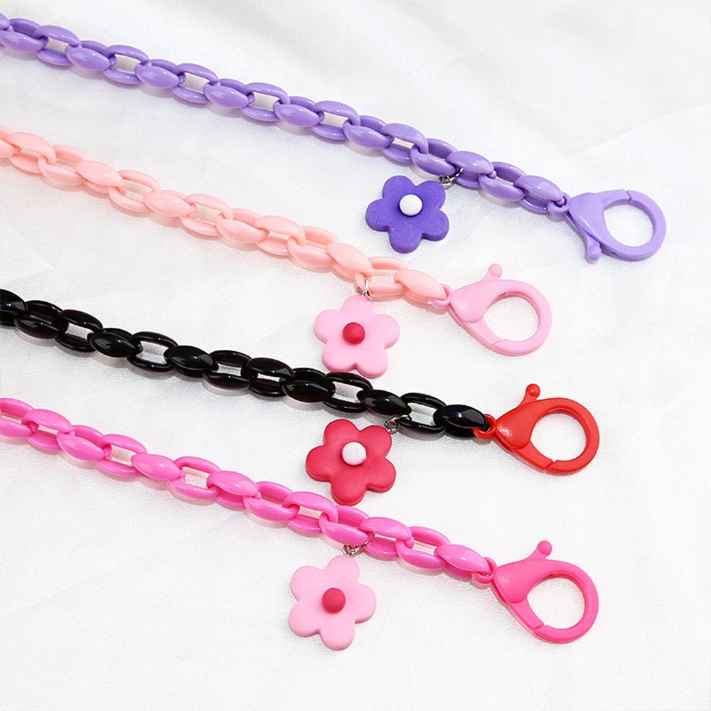 Dây Đeo Khẩu Trang Bằng Acrylic Chống Thất Lạc Nhiều Màu Sắc Thời Trang