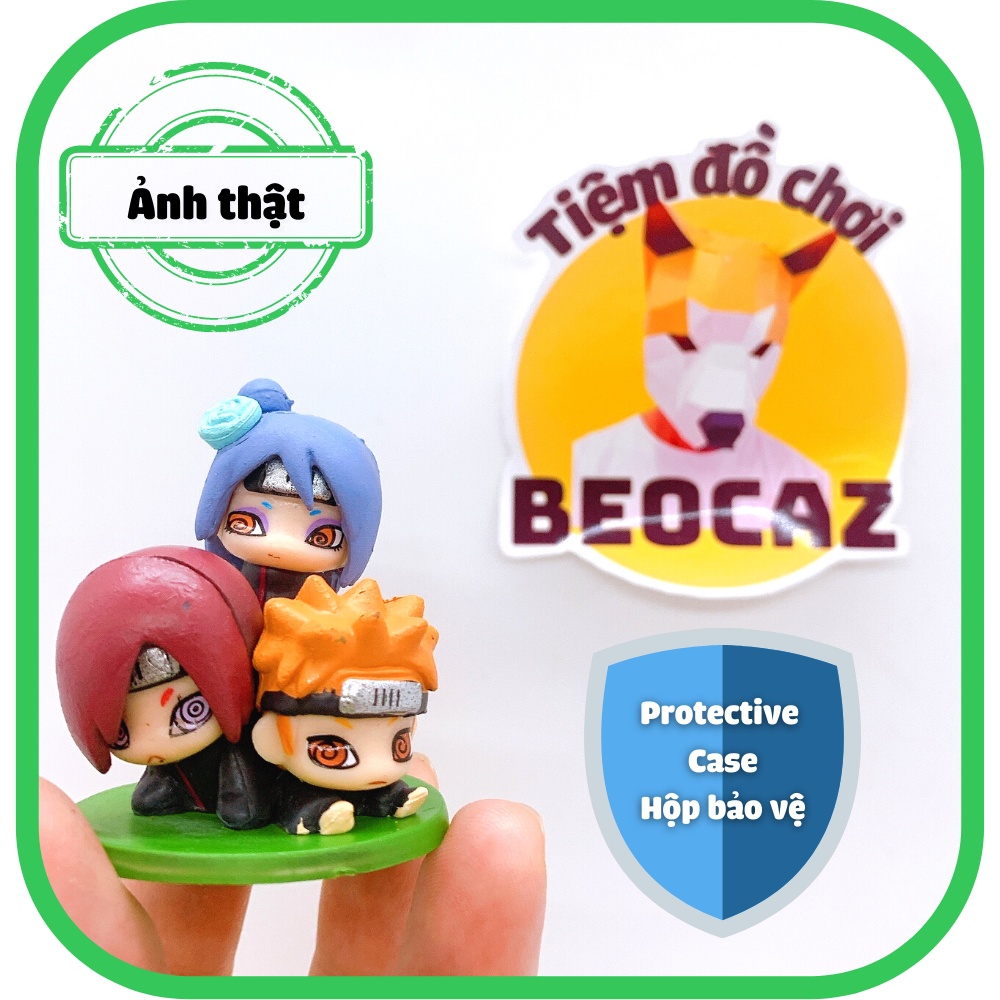 [Ship Hỏa Tốc][Full Box][Hộp Bảo Vệ] Combo Mô Hình chibi Naruto Sasuke Itachi Yahiko Nagato Konan Kishamu Orochimaru