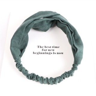 Băng đô nữ trơn chuẩn style Hàn, phụ kiện tóc dễ thương