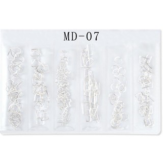 CHAM mạ vàng trang trí móng xinh (  dạng túi -6 ngăn  mã 001-008)