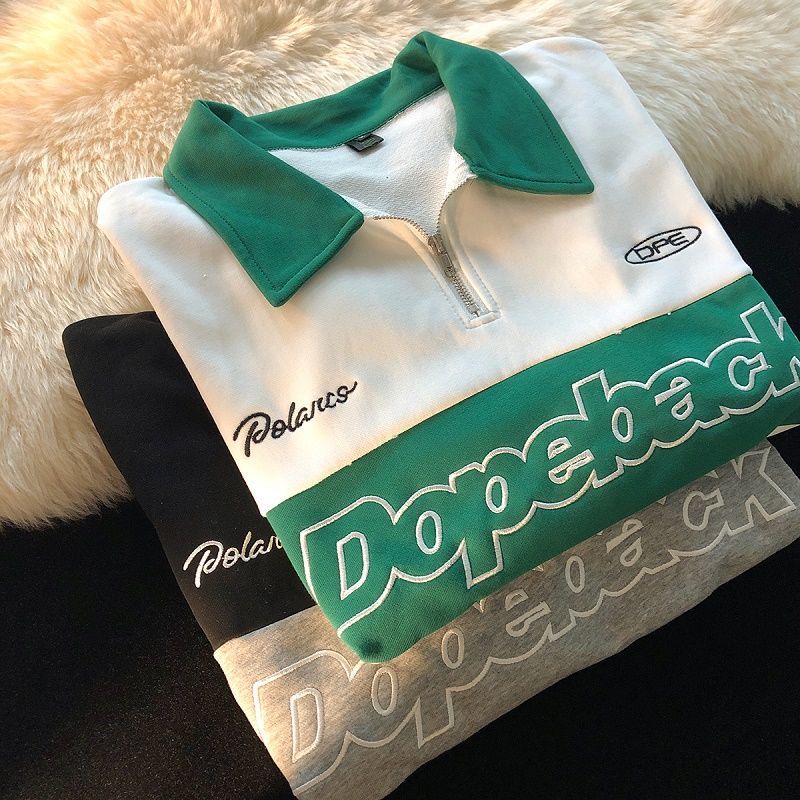 Áo sơ mi tay dài cổ bẻ phong cách retro cho nữ | BigBuy360 - bigbuy360.vn