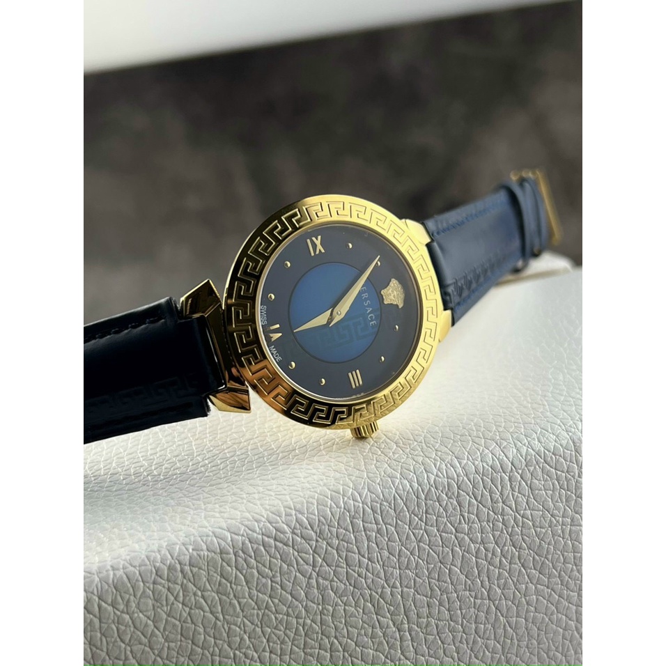 [Full Box] Đồng hồ Versace Daphnis Blue nữ cao cấp -Máy quazt-  36mm- Bảo hành 24 tháng | BigBuy360 - bigbuy360.vn